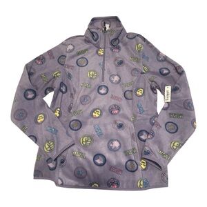 Marvel Girls Size XL Lavender Superhero Fleece Jacket